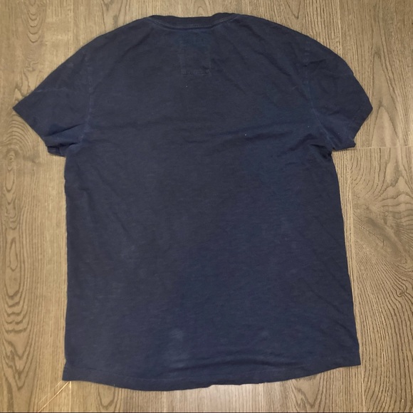 G Star Raw Navy Blue Shirt Sleeve Shirt With Side Pocket And Spare Button SizeXL - Picture 2 of 6